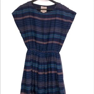 Aryn K xsmall striped adorable silk dress